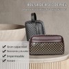 Neceser de Viaje con Manija, Bolsa de Aseo Impermeable Gran