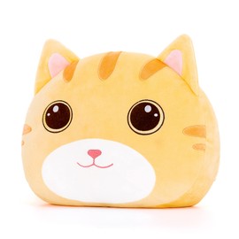 Lazada Cat Kids Pillow Toys Plush Pillows Soft Gifts for Toddler Brown 15 Inches