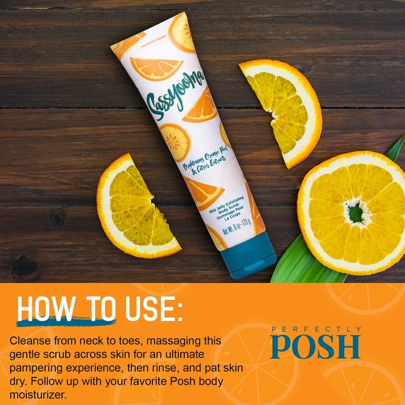 Sassyooma exfoliating body wash Perfectly Posh
