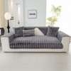 Topchances Plush Sofa Throw Pillow Cover - 1PC Solid Soft