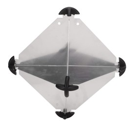 Marine Aluminium Reflector, Octahedral Boat Reflector for Sailboat Motorboat, 12 Inch