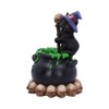Nemesis Now Spook Witches Familiar Black Cat and Bubbling Cauldron