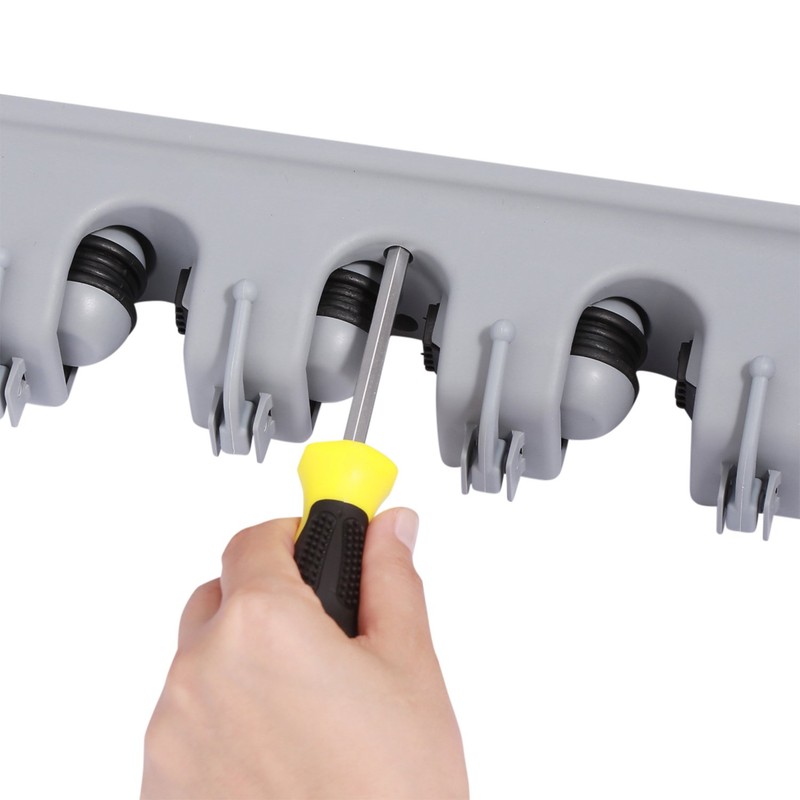TOGU Mop and Broom Holders Sturdy Wall Mounted Broom Gripper