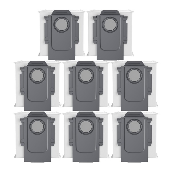 8 Pack Vacuum Dust Bags Replacement Compatible with Roborock S8+,