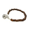 "Squared" Wooden Bead Essential Oil Diffuser Bracelet