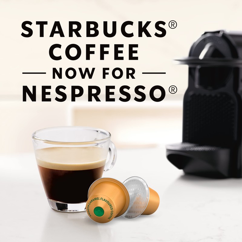 Starbucks by Nespresso Original Line Caramel Flavored Coffee, 50-count Espresso