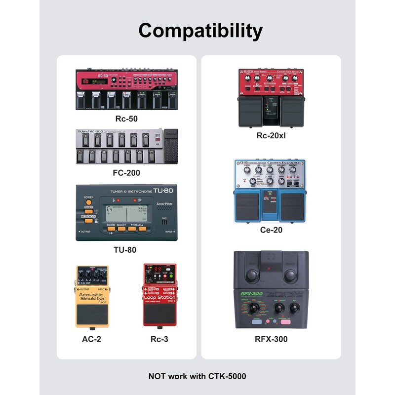 VHBW for Boss PSA Adapter 9V DC Compatible with Boss