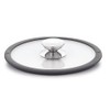 Berndes 20 cm Glass Lid with Black Silicon Rim
