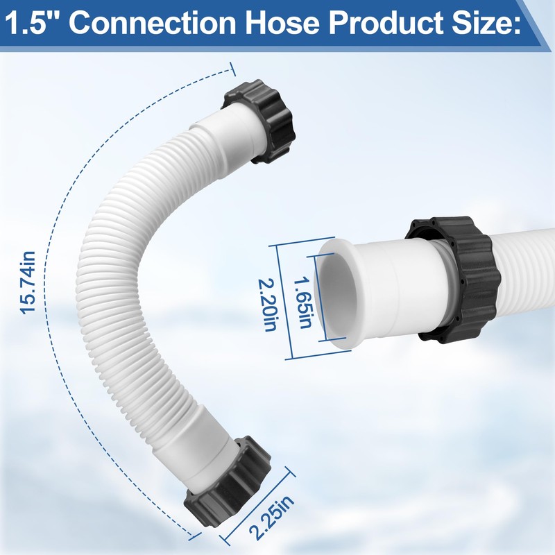 11535 Pool Sand Filter Pump Hose for Intex Sand Filter,