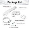 CADUFUELLY 2 Sets Universal Torque Arm Conversion Kit with Hose