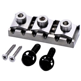 Titanium Alloy Guitar Locking Nut String Lock R3 43MM for Floyd Rose Tremolo Bridge Double Locking System Electric Guitar (R3 Nut (43.2MM))