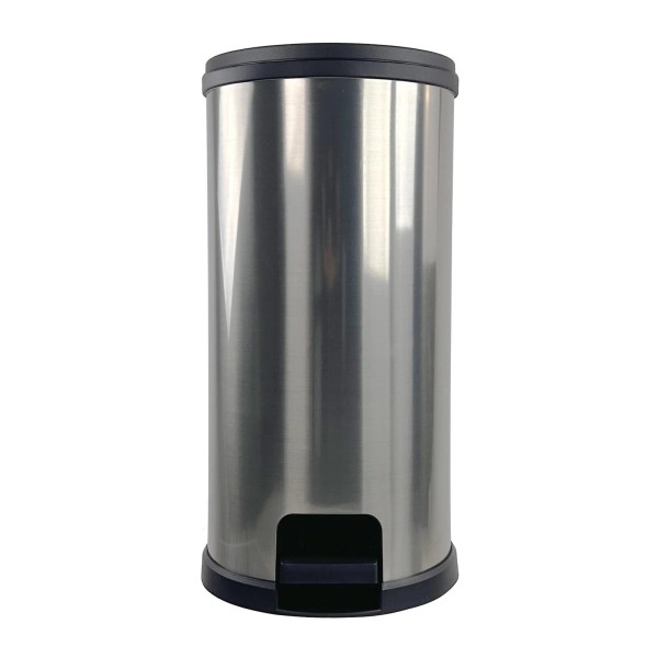 Branded new 7.9 Gallon Trash Can, Plastic Round Step Kitchen