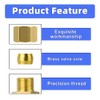 ERGAOBOY 2 Pcs 8MM OD X 10MM OD Brass Reduction