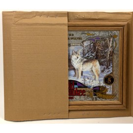 Old Milwaukee The Timber Wolves Beer Mirror Sign Nature Series No. 5 CASE FRESH