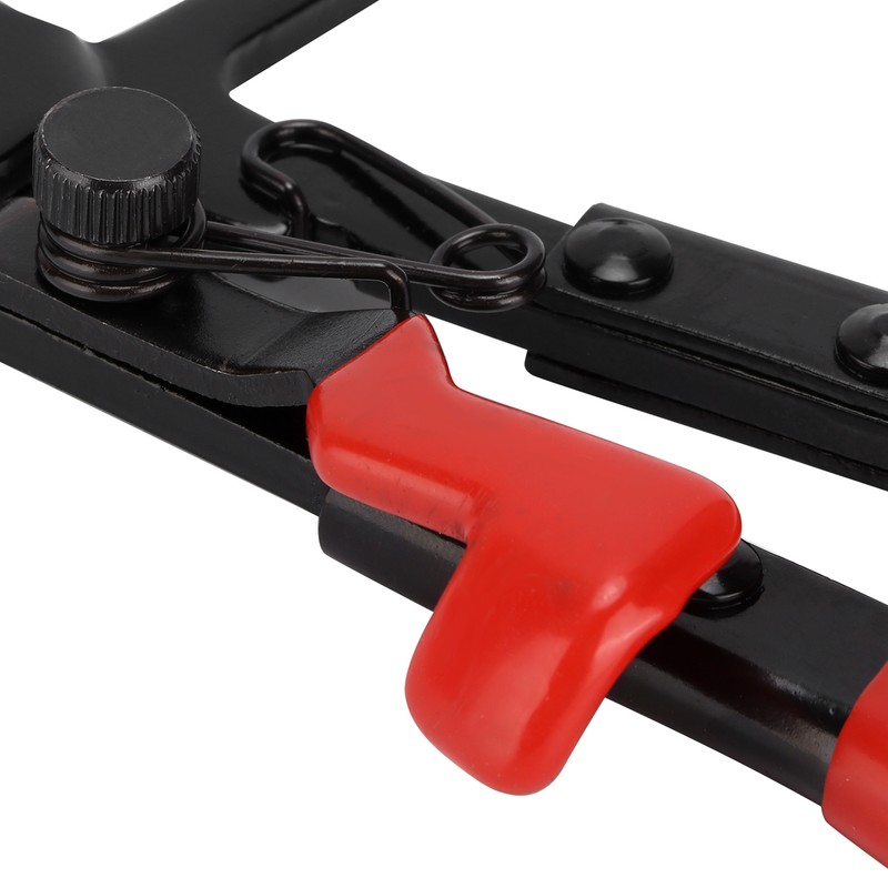 Flexible Wire Hose Clamp Plier Steel RustProof Red Black Automobile