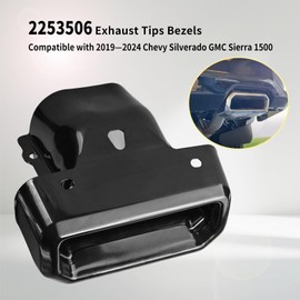2253506 Exhaust Tips Compatible with Chevy Silverado/GMC Sierra 1500 19-24
