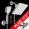 HotelSpa High Pressure 10.5 inch Square Rain – Handheld 3-way