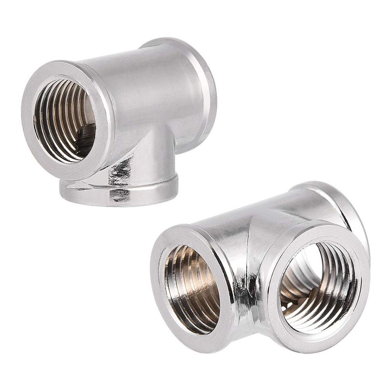 3 Way Pipe Fitting, G1/4 Thread 3 Way T Shape