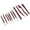 12pcs Soft Clay Carving Tools Multipurpose Stainless Pottery Accessories with