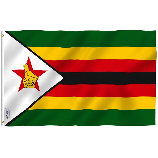 ANLEY Fly Breeze 3x5 Feet Zimbabwe flag - Vivid Color