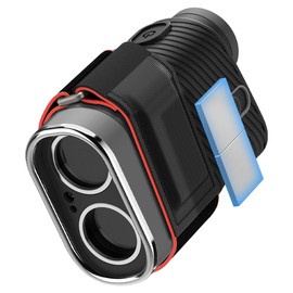 Spigen Golf Universal Magnetic Rangefinder Strap, Wrap, Mount, Securely Holds Golf Laser Rangefinders to Carts - Black