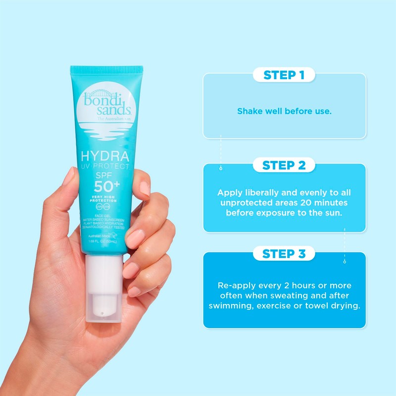 Bondi Sands Hydra UV Protect SPF 50+ Face Gel |