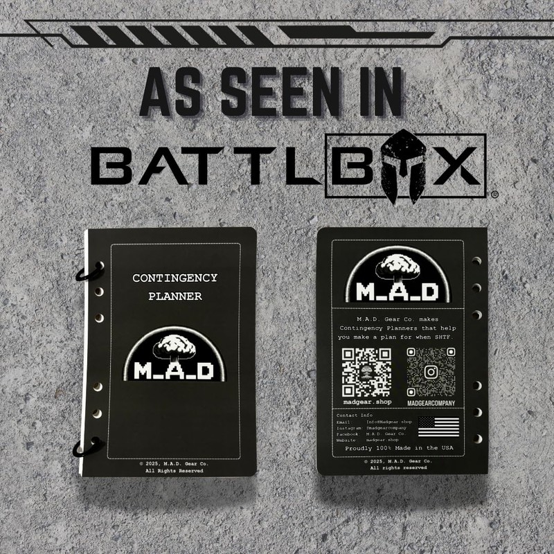 All-Weather Emergency Planner: Waterproof & Tear-Proof, for Family Safety &