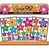 Multicoloured Funky Daisy Car Stickers - by Aurum92