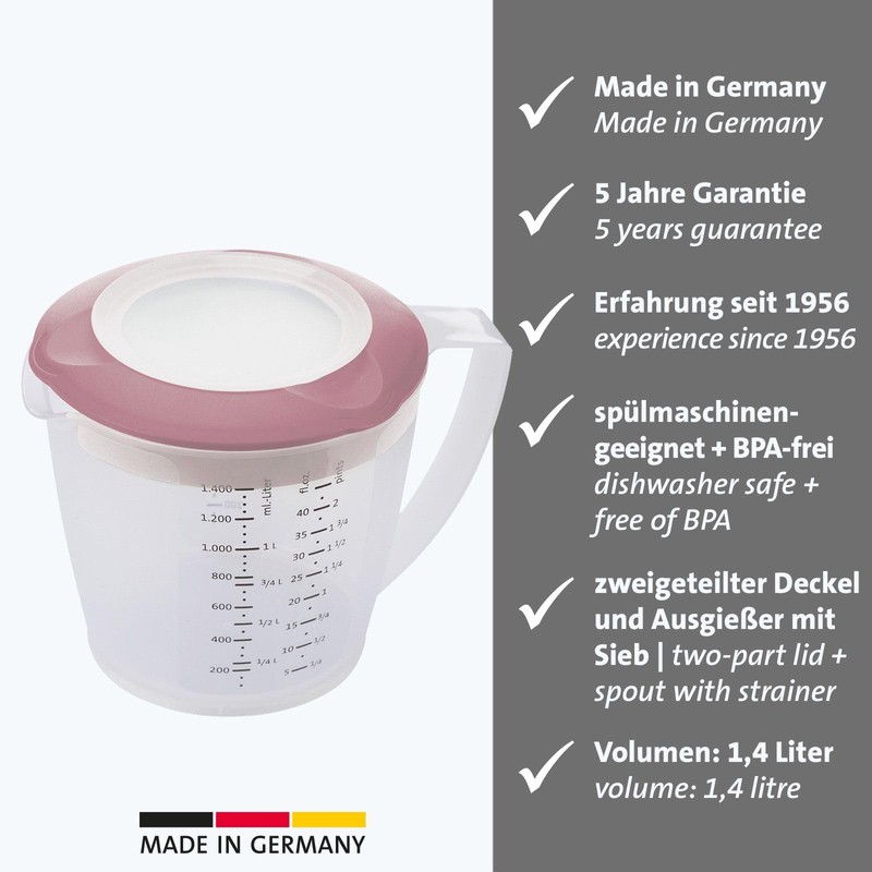 Westmark Helena 3105227P Mixing Jug / Measuring Jug with Splash
