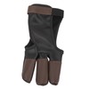 Archery Glove Finger Tab Accessories Three Finger Guard PU Leather