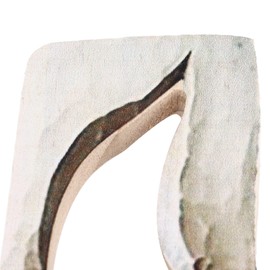 LiebeWH Carved Wooden Cross Intertwined Hearts Wall Art for Home Study Bedroom, 9.1x6.7in (red love cross)