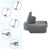 Vacuum Cleaner Battery Converter ABS 18V to 21.6V Over Temp