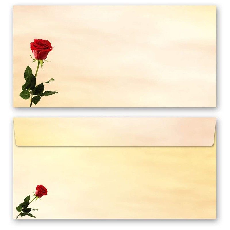 Writing Paper Set 40 Pieces Rose Design Baccara Roses 20