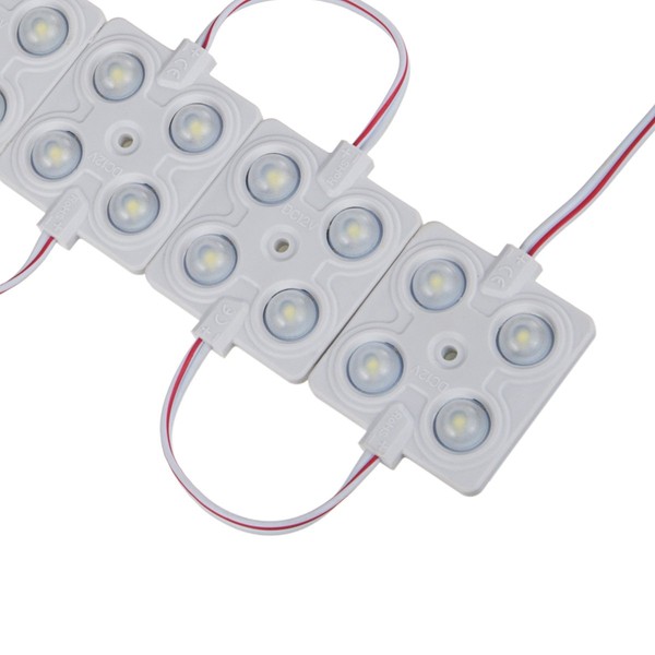 100 pcs LED Module 4 LED 160 Deg White 2.0W Waterproof Back Light led Sign modules for Letter Signs