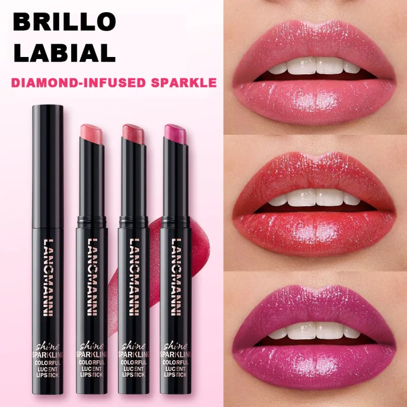 Lapiz Labial Nacarado Hidratante Larga Duracion
