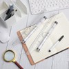 2 Pieces Plastic Measuring Rolling Ruler, Drawing Roller Ruler, Parallel