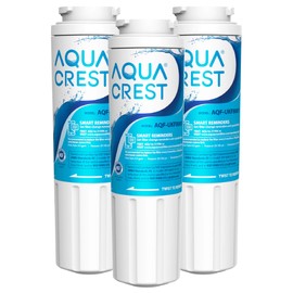 AQUA CREST UKF8001 Replacement for EveryDrop Filter 4, Whirlpool EDR4RXD1, 4396395, Maytag UKF8001P, UKF8001AXX-750, Puriclean II, 46-9006, Refrigerator Water Filter (Pack of 3)