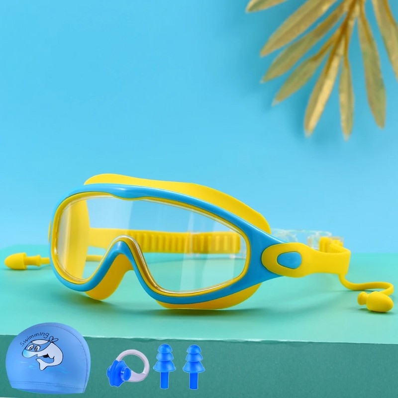 Kids Anti-Fog Swimming Goggles for Pool & Beach – Waterproof
