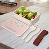 Fabulous Lunch Box Lunchbox mit Besteck, Rosa – Nymphea Seerose