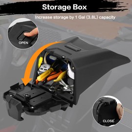 LKV Maverick X3 Tablet Holder with Storage Box X3 Electric Device Mount Compatible with 2017-2024 Can Am Maverick X3 All Models GPS Phone Holder OEM #715002874
