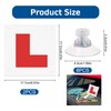 2 Pack Magnetic L Plates for Car, Fully Magnetic Learner