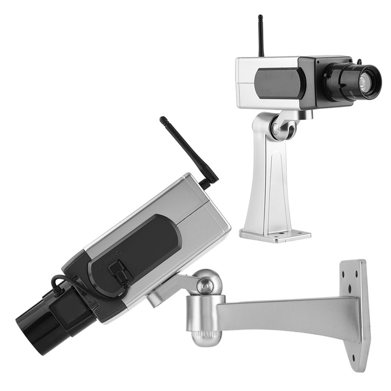 Bullet Dummy Fake Surveillance Security Camera Auto Movement Dummy Camera
