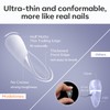 Modelones Nail Tips, Pre-shaped Full Cover Fake Nails Soft Gel