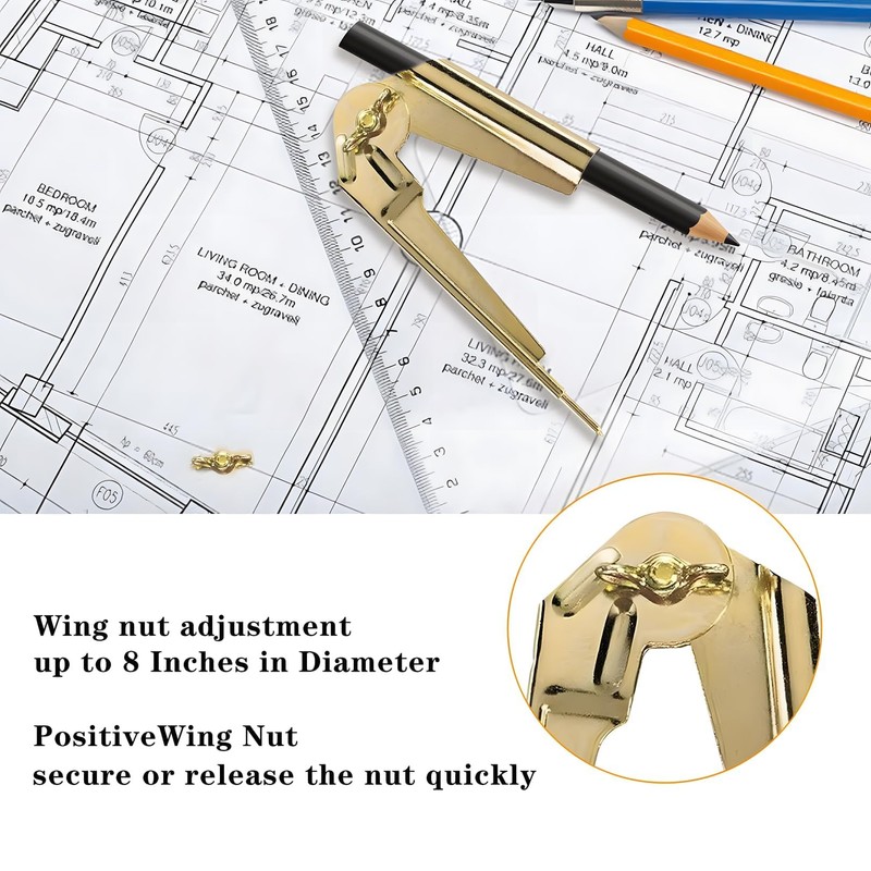 Scribe Tool, U Scribe Jig, Pencil Compass and Scriber, 8