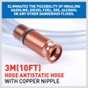 HORUSDY Diesel Mechanical Gas Siphon 10FT Multi-Purpose Super Easy Siphon
