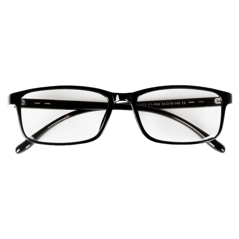 iB-iP Women's Retro Rectangular Thin Rim Leopard Clear Lens Glasses,