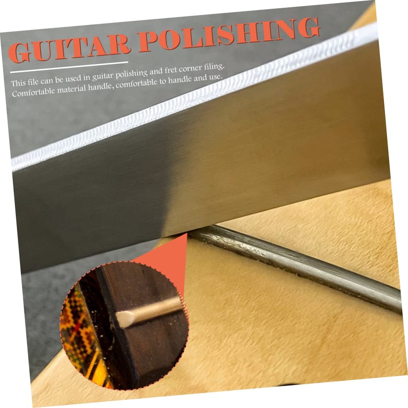 Totority 1set Professional Guitar Fret File Kit for Bass and