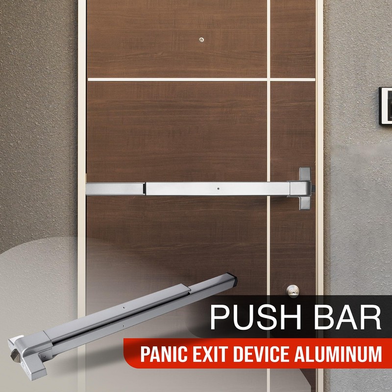 Deals On Wings Push Bar Panic Exit Device Aluminum