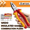 WEDO Insulated Combination Pliers, VDE 1000 V Lineman's Pliers, Combination