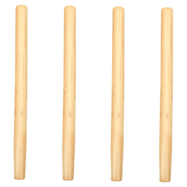Gogogmee 4pcs Hardwood Handles for Landscaping Tools Replacement Handles for